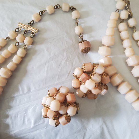 SALE Vintage West Germany necklace and earrings - Picture 2 of 10